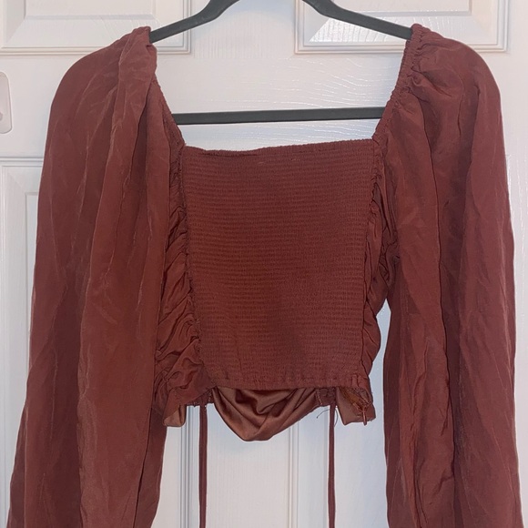 Fashion Nova dusty rose blouse - Picture 7 of 9